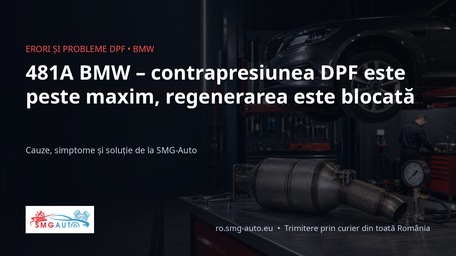 481A BMW – contrapresiunea DPF este peste maxim