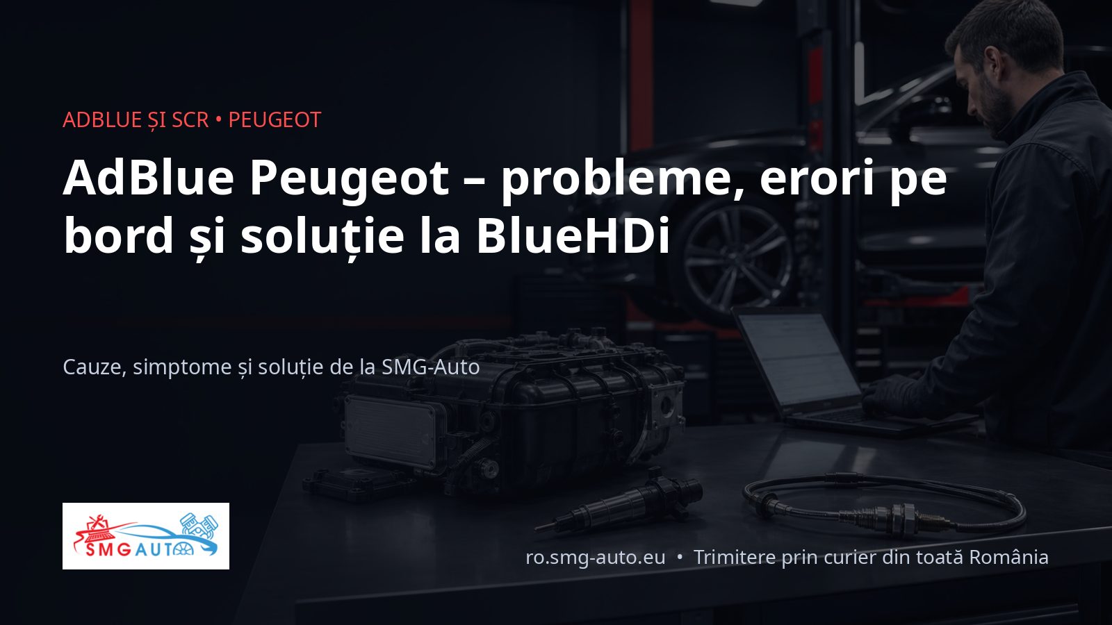 AdBlue Peugeot – eroare pe bord, numărătoare inversă și pornire imposibilă