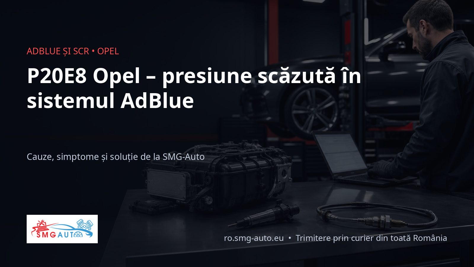 P20E8 Opel – presiune scăzută AdBlue la CDTI și 1.5/2.0 D