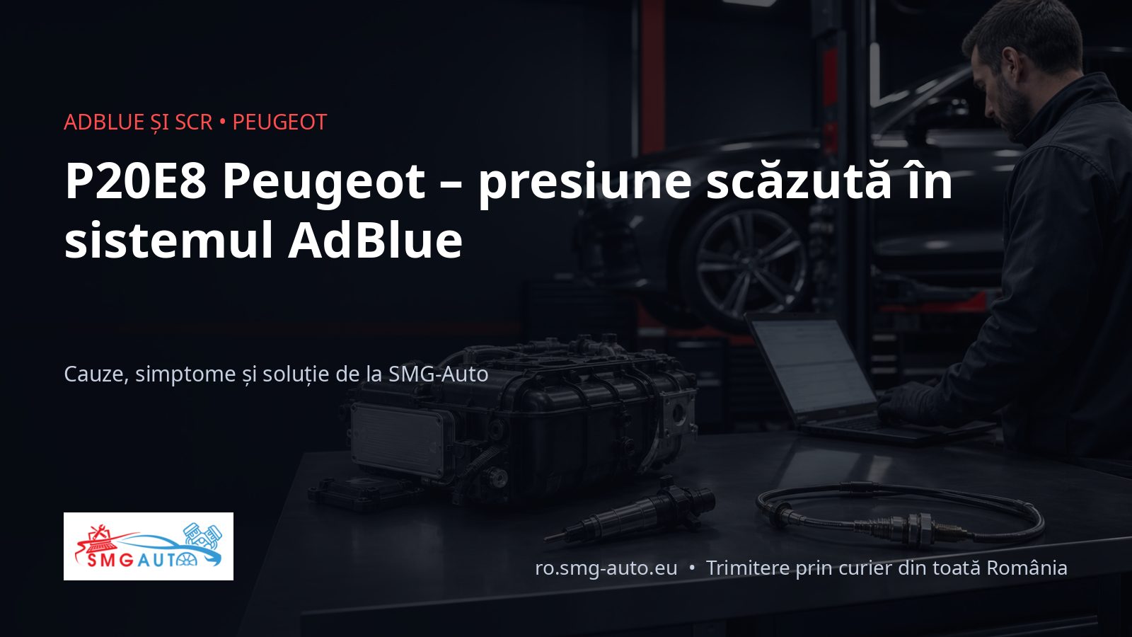 P20E8 Peugeot – presiune scăzută AdBlue la BlueHDi